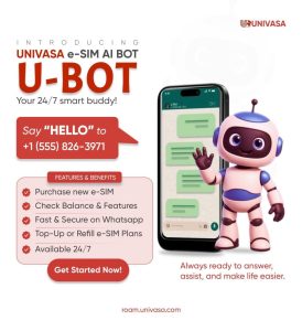 Univasa Launches WhatsApp eSIM Bot to Revolutionize Travel Connectivity